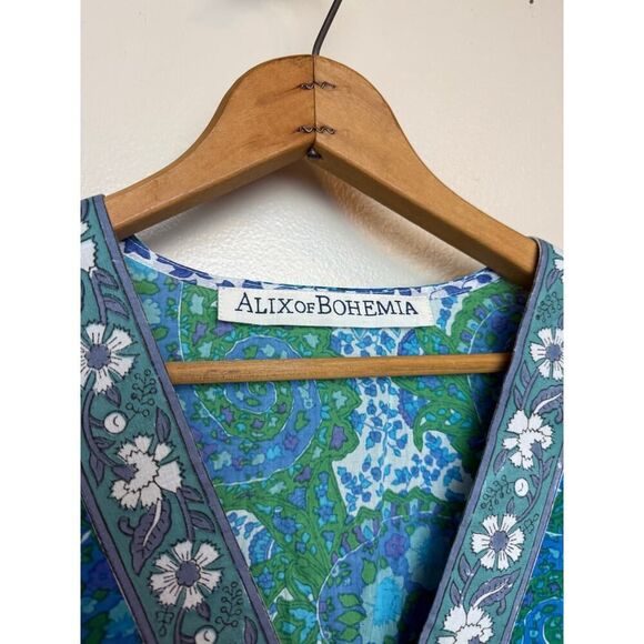 Alix of Bohemia Zelda Pool Paisley Dress NWT Sz. L - Picture 5 of 8